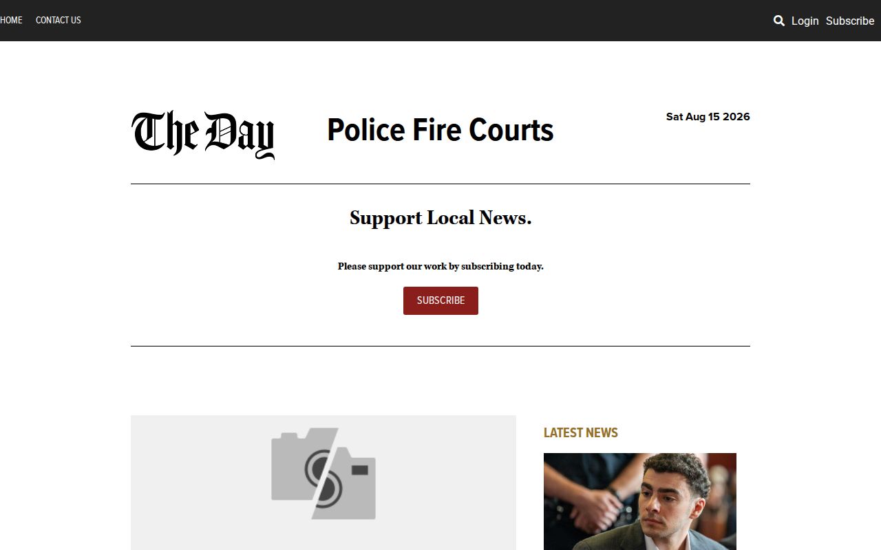 The Day New London County police fire and court arrest reporting