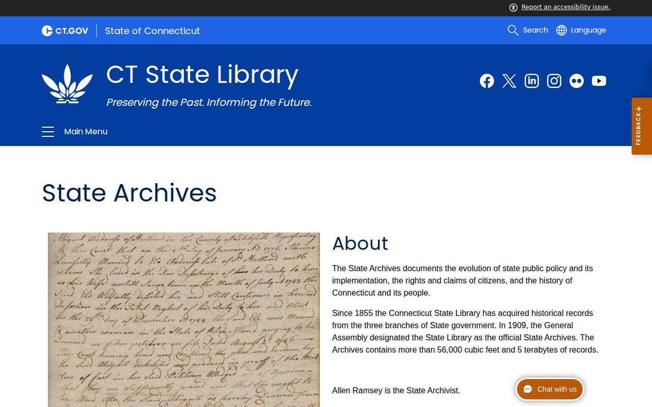 Connecticut State Archives guide for older New London County correctional records